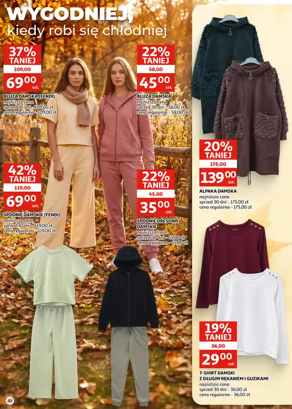 Auchan - gazetka promocyjna Gazetka Racibórz I Gotowi na jesienną pogodę? Bo my tak! od środy 23.09 do wtorku 06.10 - strona 4