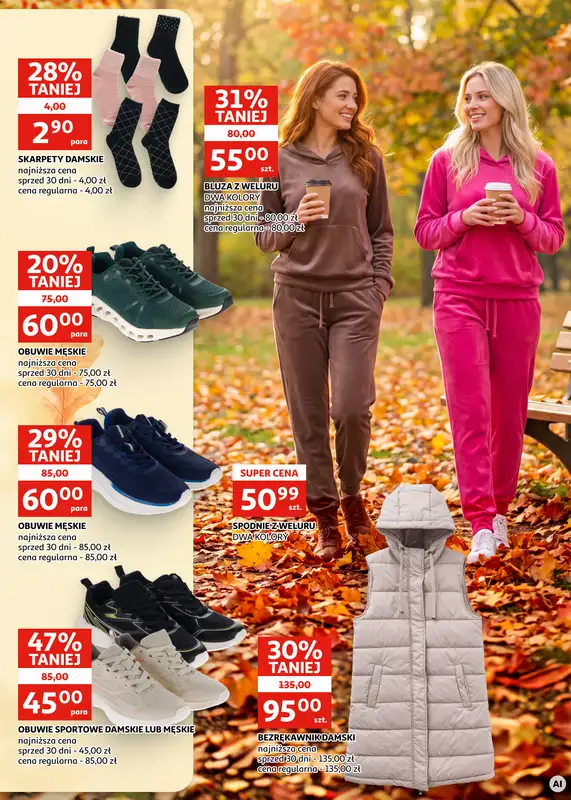 Auchan - gazetka promocyjna Gazetka Racibórz I Gotowi na jesienną pogodę? Bo my tak! od środy 23.09 do wtorku 06.10 - strona 5
