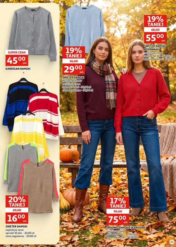 Auchan - gazetka promocyjna Gazetka Zielona Góra I Gotowi na jesienną pogodę? Bo my tak! od środy 23.09 do wtorku 06.10 - strona 3