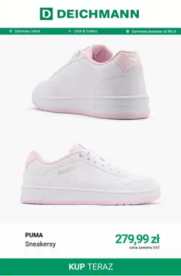 Deichmann - gazetka promocyjna Białe sneakersy damskie od wtorku 22.09  - strona 3