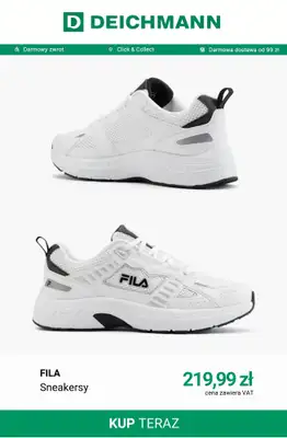 Deichmann - gazetka promocyjna Białe sneakersy damskie od wtorku 22.09  - strona 10