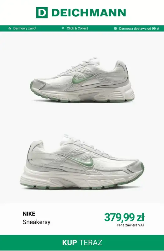 Deichmann - gazetka promocyjna Białe sneakersy damskie od wtorku 22.09  - strona 7