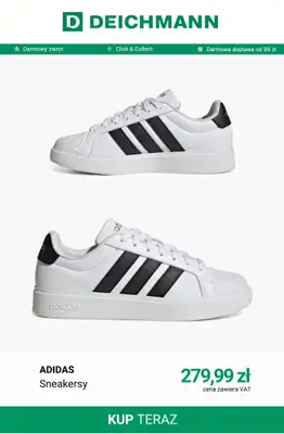 Deichmann - gazetka promocyjna Białe sneakersy damskie od wtorku 22.09  - strona 4
