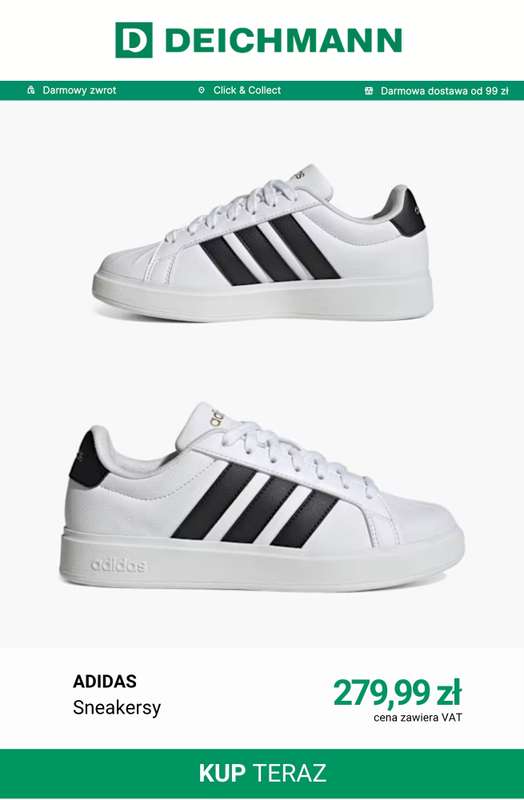Deichmann - gazetka promocyjna Białe sneakersy damskie od wtorku 22.09  - strona 4