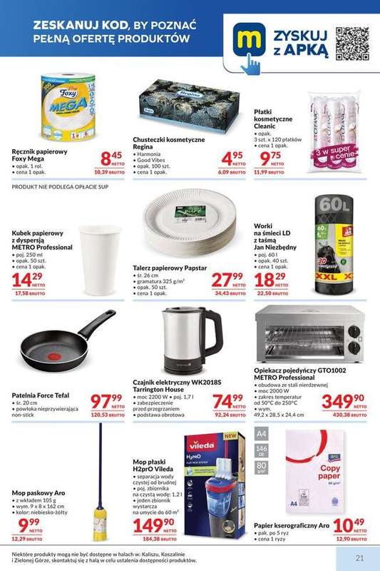 Makro - gazetka promocyjna Mega oferty dla Twojego Sklepu od wtorku 29.09 do poniedziałku 12.10 - strona 21