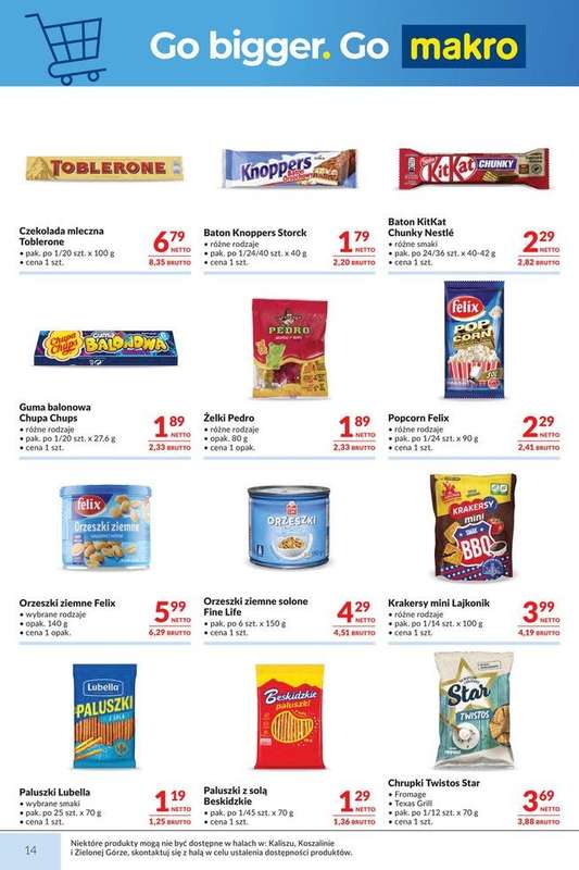 Makro - gazetka promocyjna Mega oferty dla Twojego Sklepu od wtorku 29.09 do poniedziałku 12.10 - strona 14