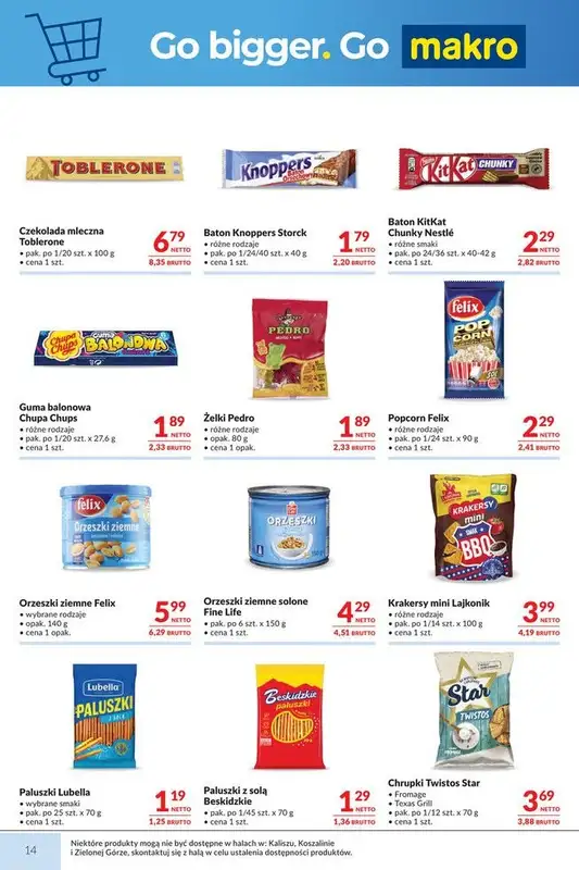 Makro - gazetka promocyjna Mega oferty dla Twojego Sklepu od wtorku 29.09 do poniedziałku 12.10 - strona 14