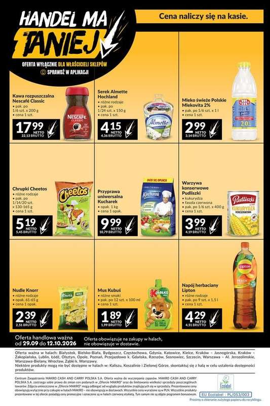 Makro - gazetka promocyjna Mega oferty dla Twojego Sklepu od wtorku 29.09 do poniedziałku 12.10 - strona 24