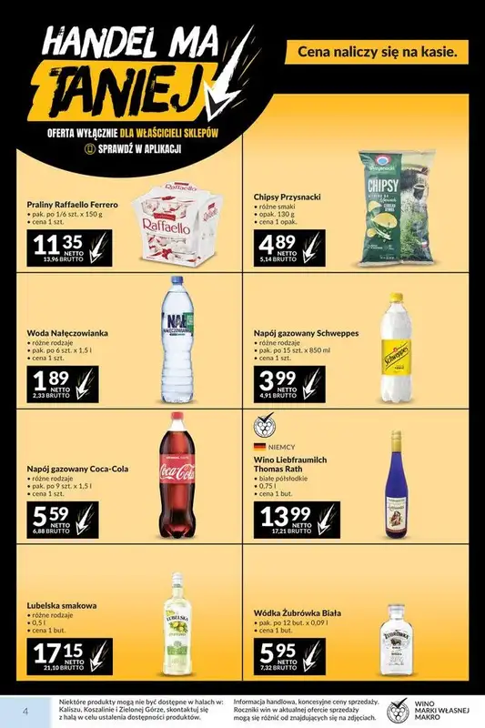 Makro - gazetka promocyjna Mega oferty dla Twojego Sklepu od wtorku 29.09 do poniedziałku 12.10 - strona 4