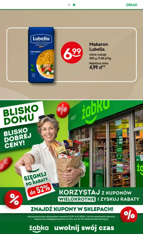 Żabka - gazetka promocyjna Gazetka Spożywcza od środy 23.09 do wtorku 06.10 - strona 17