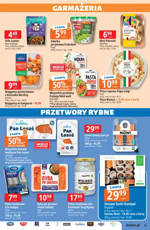 Leclerc - gazetka promocyjna Oferta E.Leclerc od wtorku 22.09 do soboty 03.10 - strona 13