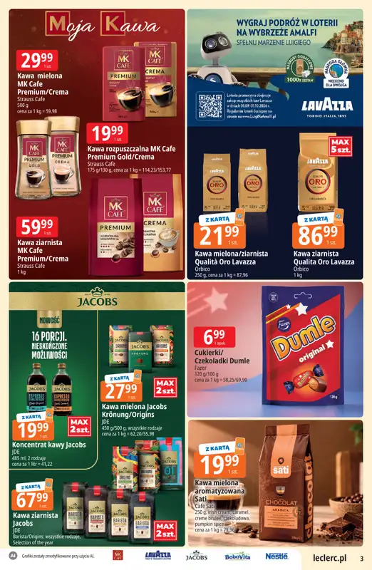 Leclerc - gazetka promocyjna Oferta E.Leclerc od wtorku 22.09 do soboty 03.10 - strona 3