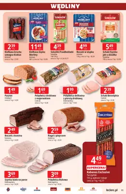 Leclerc - gazetka promocyjna Oferta E.Leclerc od wtorku 22.09 do soboty 03.10 - strona 11