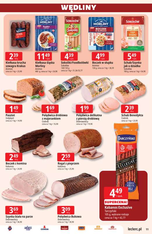 Leclerc - gazetka promocyjna Oferta E.Leclerc od wtorku 22.09 do soboty 03.10 - strona 11