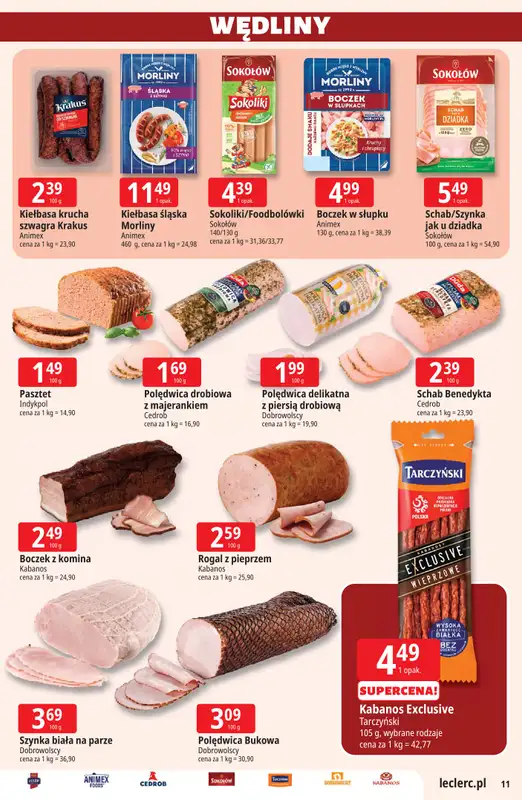 Leclerc - gazetka promocyjna Oferta E.Leclerc od wtorku 22.09 do soboty 03.10 - strona 11