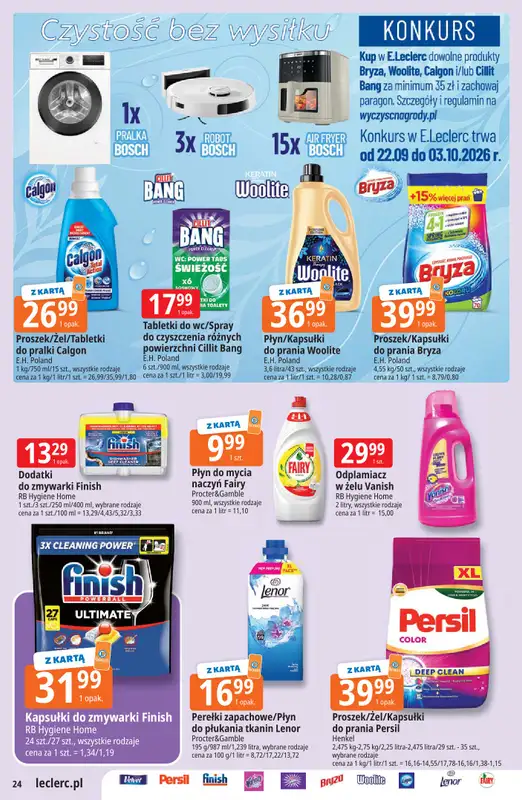 Leclerc - gazetka promocyjna Oferta E.Leclerc od wtorku 22.09 do soboty 03.10 - strona 24