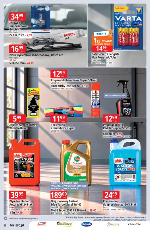 Leclerc - gazetka promocyjna Oferta E.Leclerc od wtorku 22.09 do soboty 03.10 - strona 26