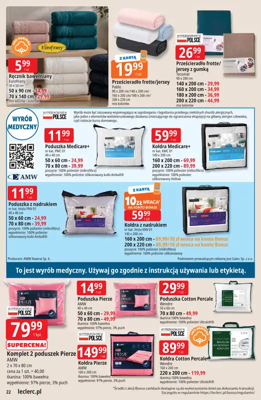 Leclerc - gazetka promocyjna Oferta E.Leclerc od wtorku 22.09 do soboty 03.10 - strona 22
