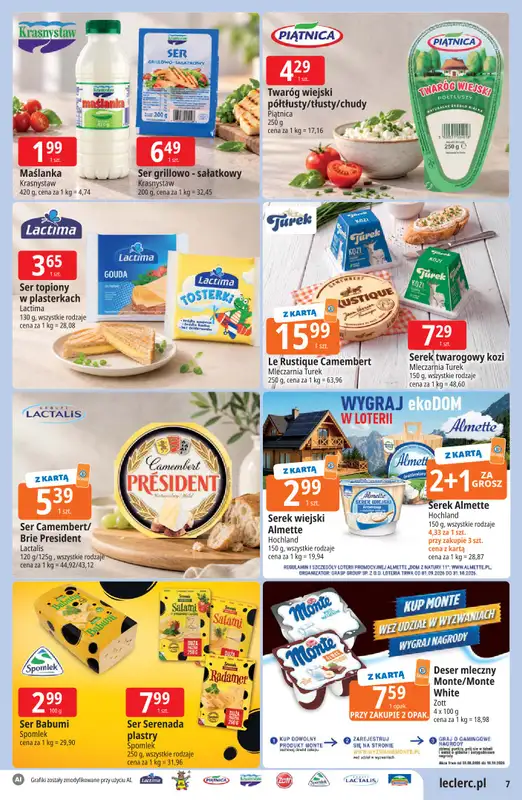 Leclerc - gazetka promocyjna Oferta E.Leclerc od wtorku 22.09 do soboty 03.10 - strona 7