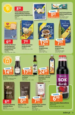 Leclerc - gazetka promocyjna Oferta E.Leclerc od wtorku 22.09 do soboty 03.10 - strona 15