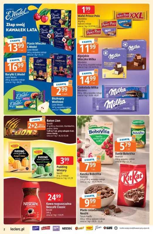 Leclerc - gazetka promocyjna Oferta E.Leclerc od wtorku 22.09 do soboty 03.10 - strona 2