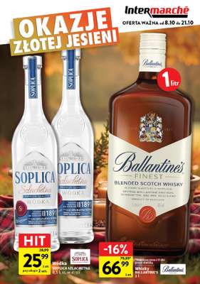 Intermarche - gazetka promocyjna Oferta alkoholowa od czwartku 08.10 do środy 21.10