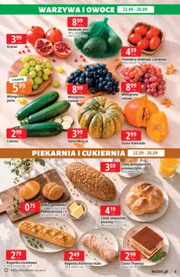 Leclerc - gazetka promocyjna Oferta E.Leclerc od wtorku 22.09 do soboty 03.10 - strona 9