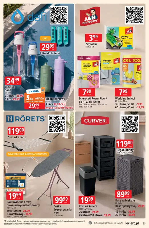 Leclerc - gazetka promocyjna Oferta E.Leclerc od wtorku 22.09 do soboty 03.10 - strona 23