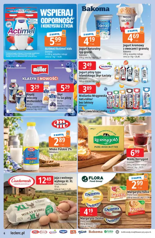 Leclerc - gazetka promocyjna Oferta E.Leclerc od wtorku 22.09 do soboty 03.10 - strona 6