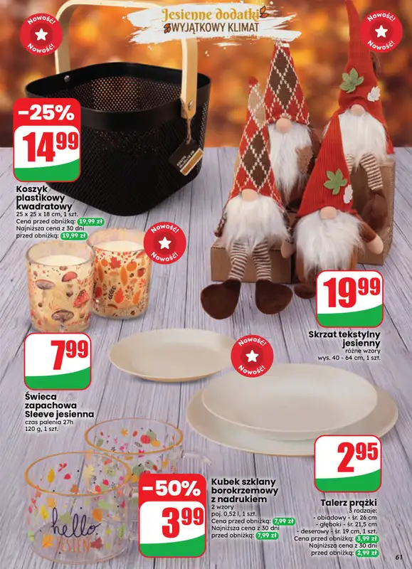 Dino - gazetka promocyjna Gazetka 39 / 2026 od środy 23.09 do wtorku 29.09 - strona 61