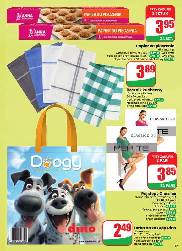 Dino - gazetka promocyjna Gazetka 39 / 2026 od środy 23.09 do wtorku 29.09 - strona 67