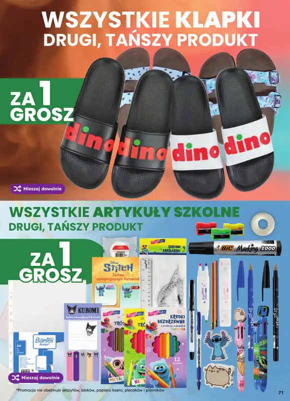 Dino - gazetka promocyjna Gazetka 39 / 2026 od środy 23.09 do wtorku 29.09 - strona 71