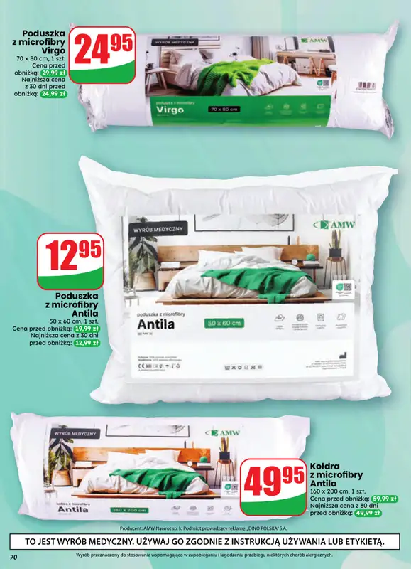Dino - gazetka promocyjna Gazetka 39 / 2026 od środy 23.09 do wtorku 29.09 - strona 70
