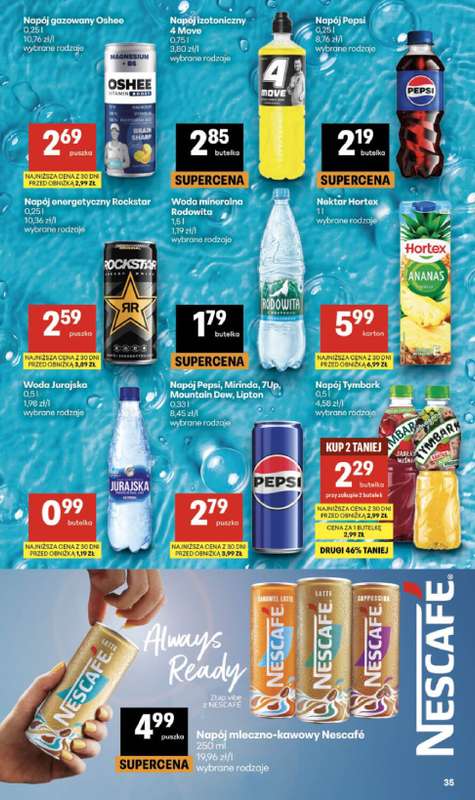 Delikatesy Centrum - gazetka promocyjna Gazetka  do środy 30.09 - strona 35