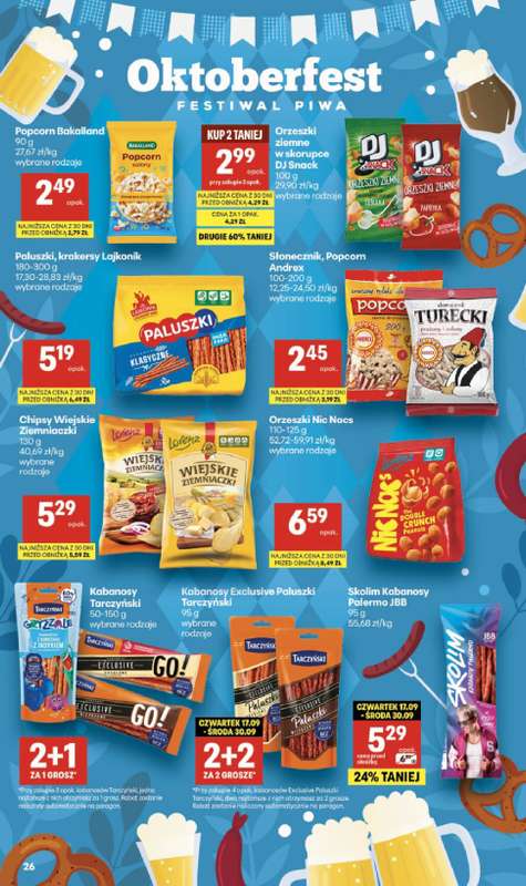Delikatesy Centrum - gazetka promocyjna Gazetka  do środy 30.09 - strona 26