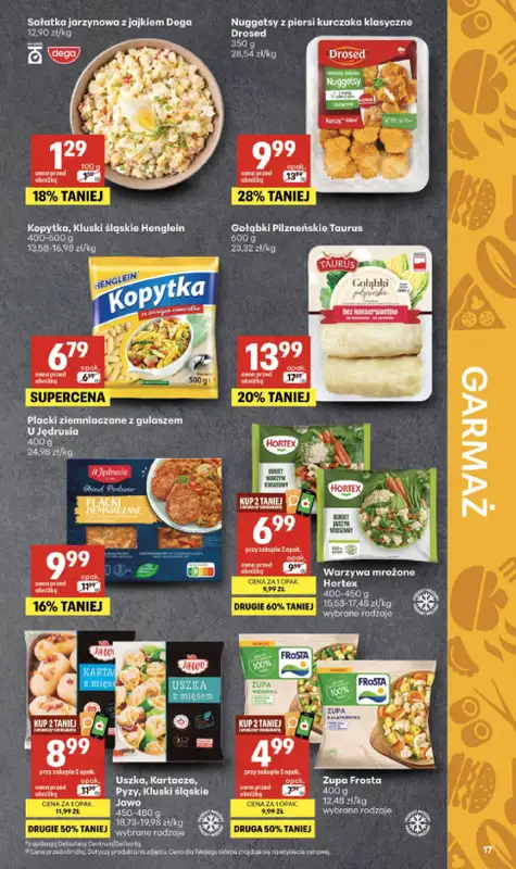 Delikatesy Centrum - gazetka promocyjna Gazetka  do środy 30.09 - strona 17