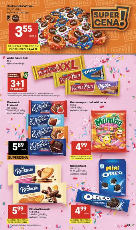Delikatesy Centrum - gazetka promocyjna Gazetka  do środy 30.09 - strona 23