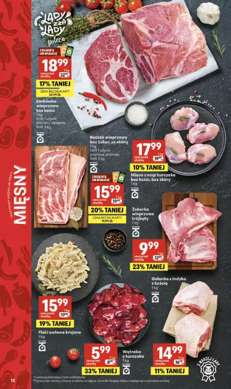 Delikatesy Centrum - gazetka promocyjna Gazetka  do środy 30.09 - strona 12