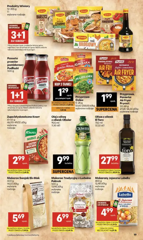 Delikatesy Centrum - gazetka promocyjna Gazetka  do środy 30.09 - strona 19