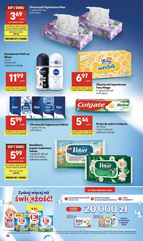 Delikatesy Centrum - gazetka promocyjna Gazetka  do środy 30.09 - strona 36