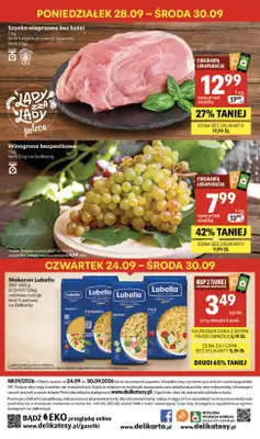 Delikatesy Centrum - gazetka promocyjna Gazetka  do środy 30.09 - strona 40