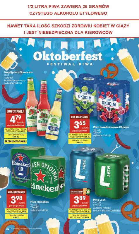Delikatesy Centrum - gazetka promocyjna Gazetka  do środy 30.09 - strona 32