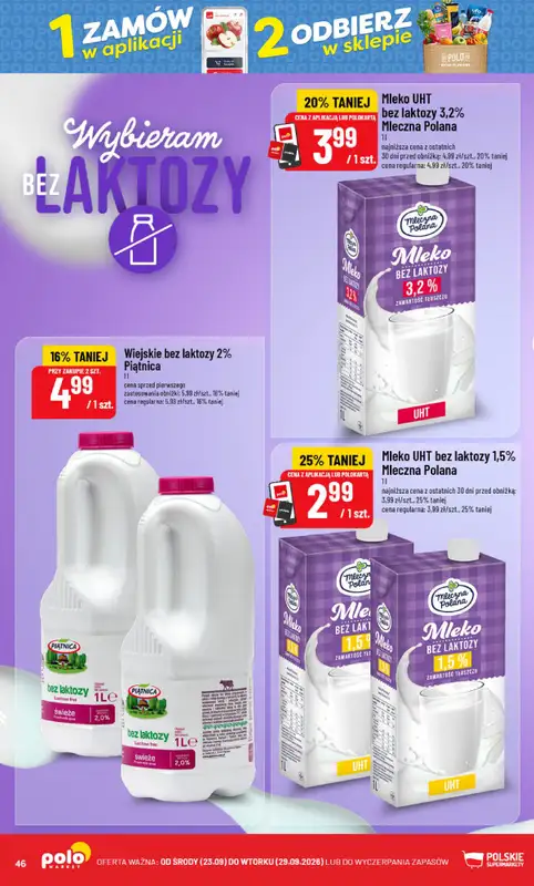 POLOmarket - gazetka promocyjna Gazetka od środy 23.09 do wtorku 29.09 - strona 46