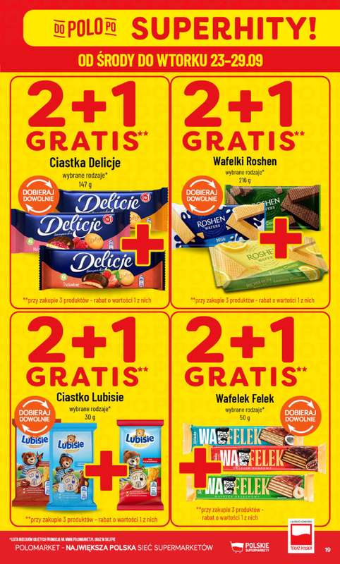 POLOmarket - gazetka promocyjna Gazetka od środy 23.09 do wtorku 29.09 - strona 19