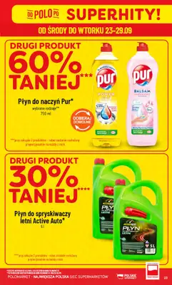 POLOmarket - gazetka promocyjna Gazetka od środy 23.09 do wtorku 29.09 - strona 23