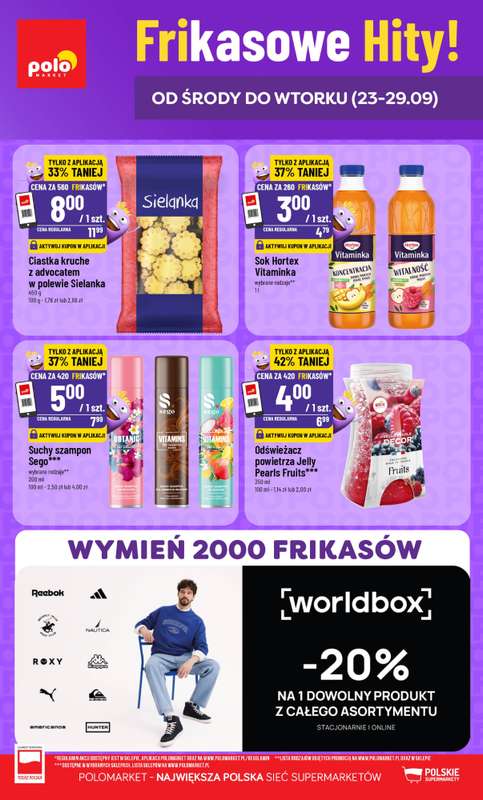 POLOmarket - gazetka promocyjna Frikasowy katalog od środy 23.09 do wtorku 29.09