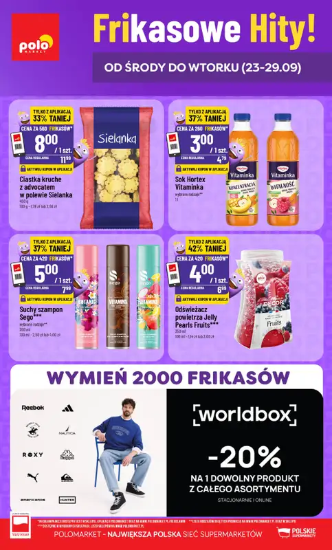 POLOmarket - gazetka promocyjna Frikasowy katalog od środy 23.09 do wtorku 29.09