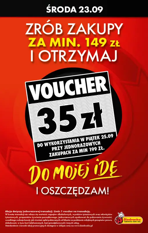 Biedronka - gazetka promocyjna Od poniedziałku, Z ladą tradycyjną od poniedziałku 21.09 do soboty 26.09 - strona 34