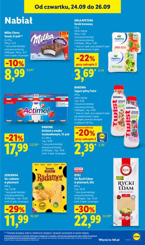 Lidl - gazetka promocyjna Oferta od czwartku od czwartku 24.09 do soboty 26.09 - strona 67