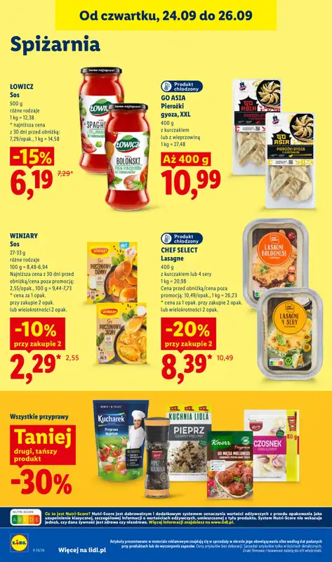 Lidl - gazetka promocyjna Oferta od czwartku od czwartku 24.09 do soboty 26.09 - strona 92